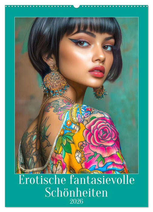 Erotische fantasievolle Schönheiten (CALVENDO Wandkalender 2026)