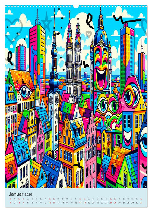 Deutschland hat Pop auf eigene Art (CALVENDO Wandkalender 2026)