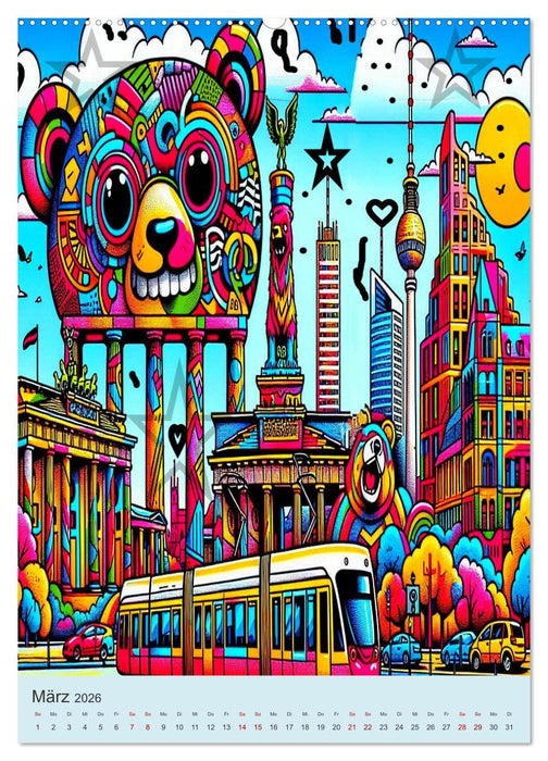 Deutschland hat Pop auf eigene Art (CALVENDO Wandkalender 2026)