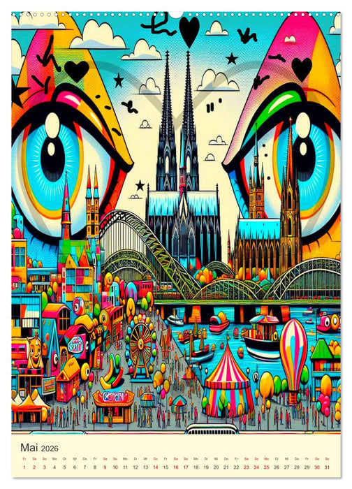 Deutschland hat Pop auf eigene Art (CALVENDO Wandkalender 2026)