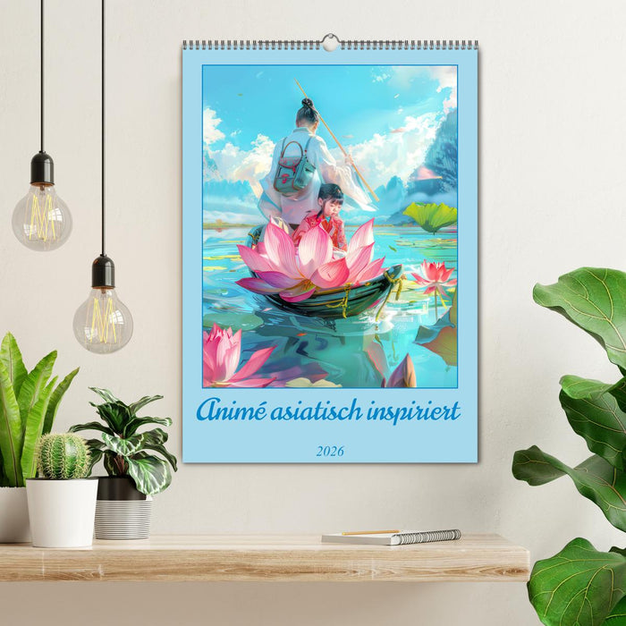 Animé asiatisch inspiriert (CALVENDO Wandkalender 2026)