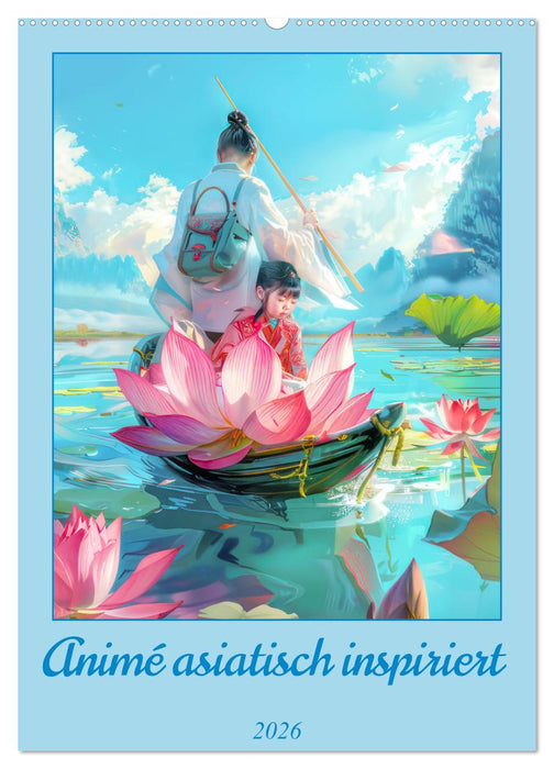 Animé asiatisch inspiriert (CALVENDO Wandkalender 2026)