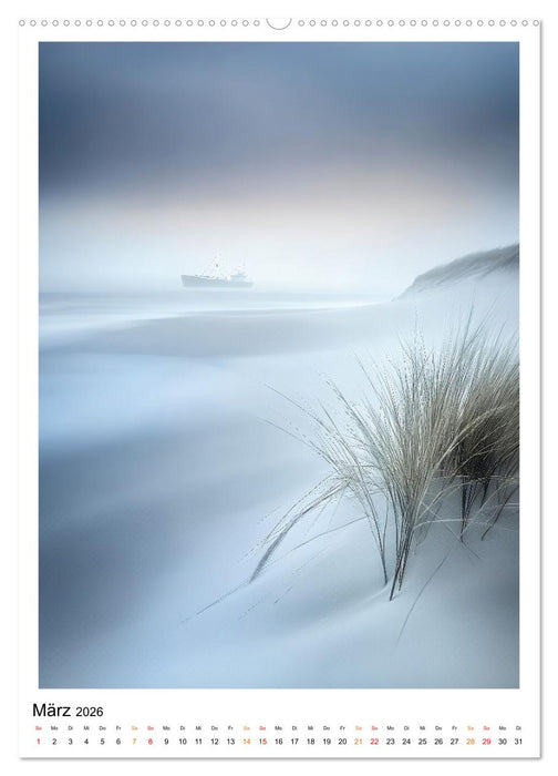 Maritim - Strandtage (CALVENDO Premium Wandkalender 2026)