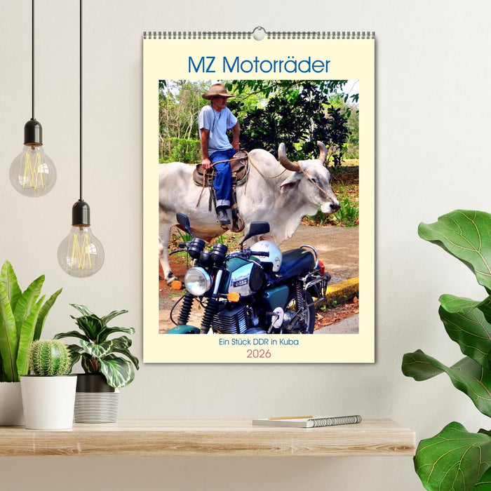 MZ Motorräder - Ein Stück DDR in Kuba (CALVENDO Wandkalender 2026)