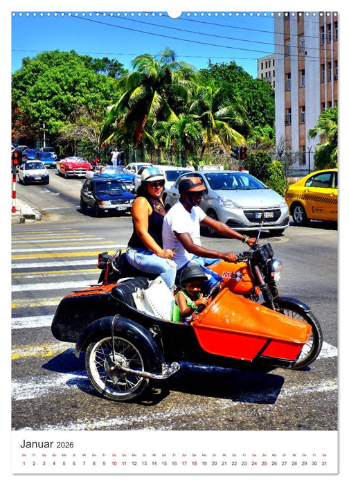 MZ Motorräder - Ein Stück DDR in Kuba (CALVENDO Wandkalender 2026)