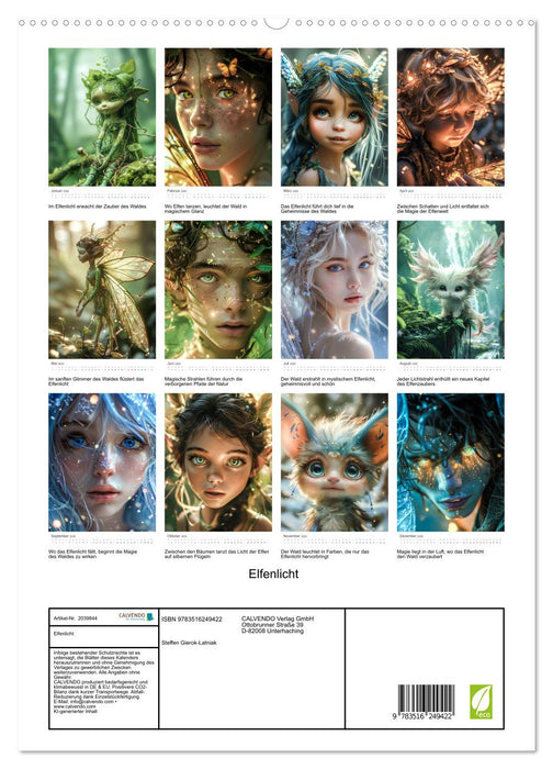 Elfenlicht (CALVENDO Premium Wandkalender 2026)