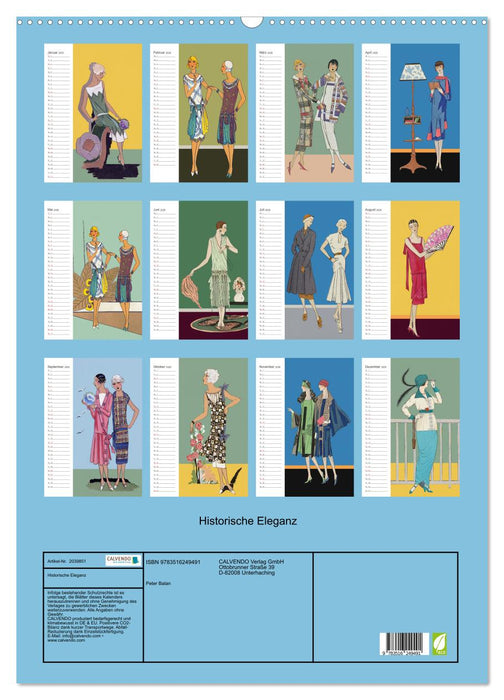 Historische Eleganz (CALVENDO Wandkalender 2026)