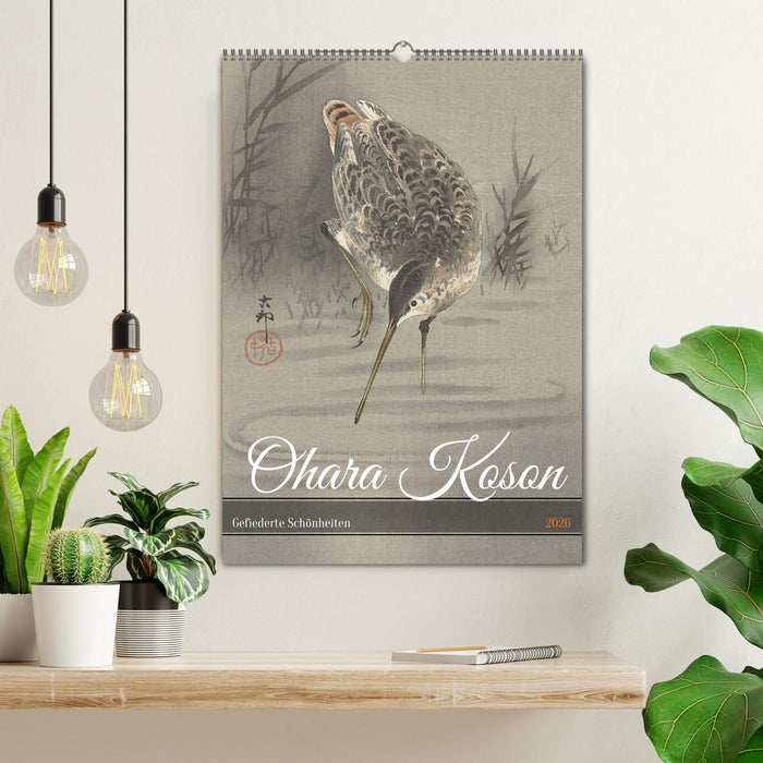 Ohara Koson - Gefiederte Schönheiten (CALVENDO Wandkalender 2026)