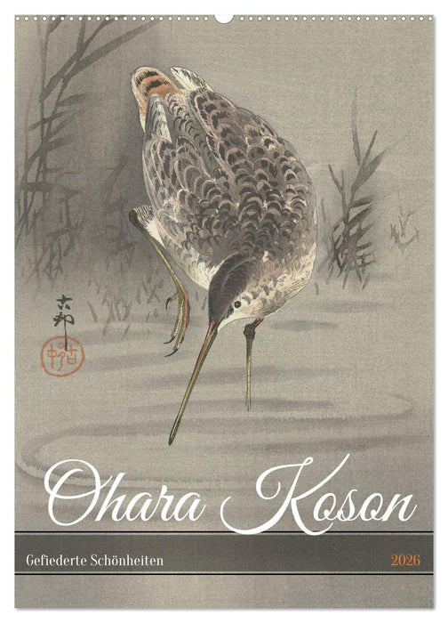 Ohara Koson - Gefiederte Schönheiten (CALVENDO Wandkalender 2026)