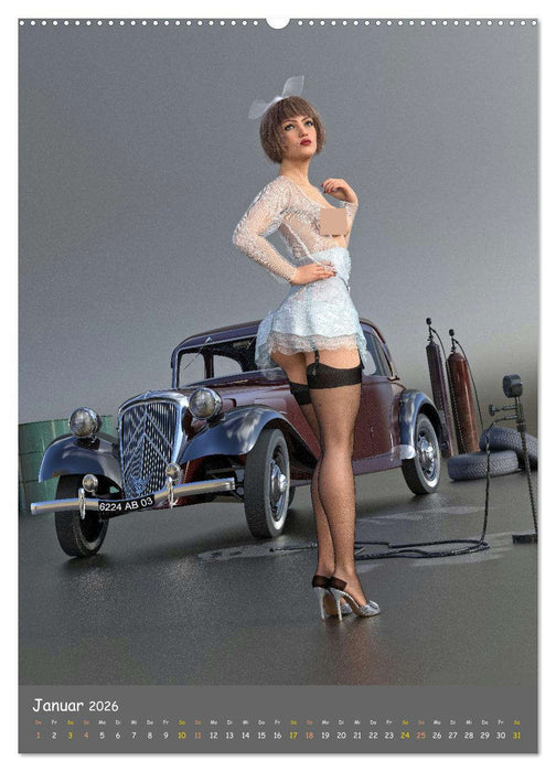 Werkstatt Bunnys (CALVENDO Wandkalender 2026)