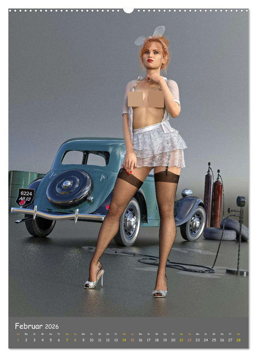 Werkstatt Bunnys (CALVENDO Wandkalender 2026)