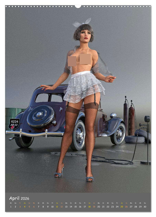 Werkstatt Bunnys (CALVENDO Wandkalender 2026)