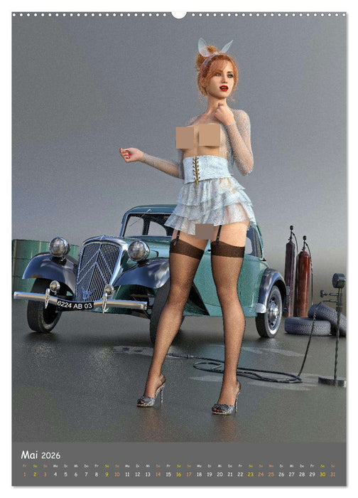 Werkstatt Bunnys (CALVENDO Wandkalender 2026)