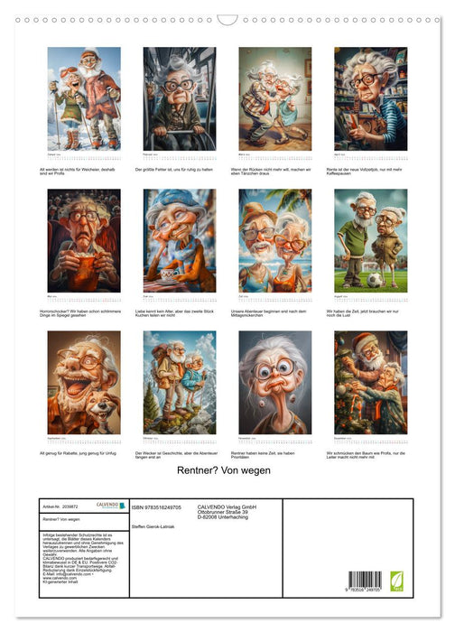 Rentner? Von wegen (CALVENDO Wandkalender 2026)