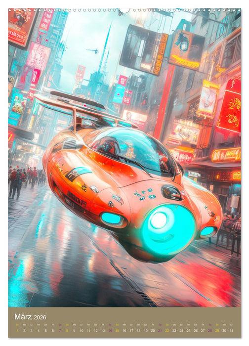 Science-Fiction Zukunftsvisionen (CALVENDO Premium Wandkalender 2026)