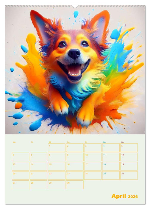 Tiere im Farbenrausch (CALVENDO Wandkalender 2026)