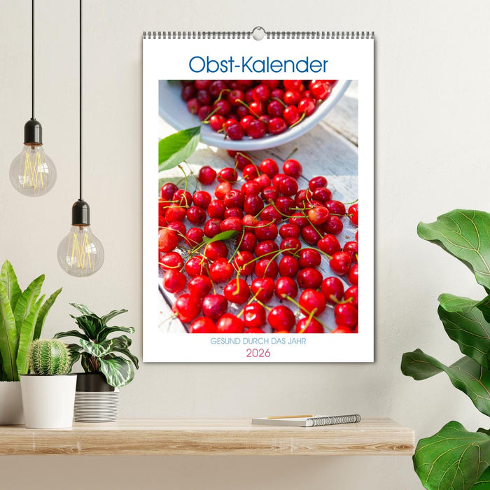 Obst Kalender - GESUND DURCH DAS JAHR (CALVENDO Wandkalender 2026)
