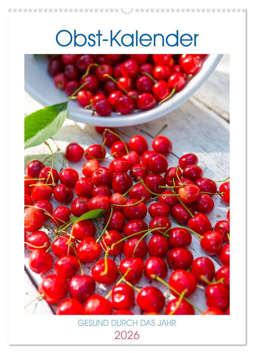 Obst Kalender - GESUND DURCH DAS JAHR (CALVENDO Wandkalender 2026)