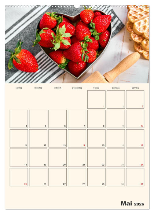 Obst Kalender - GESUND DURCH DAS JAHR (CALVENDO Wandkalender 2026)