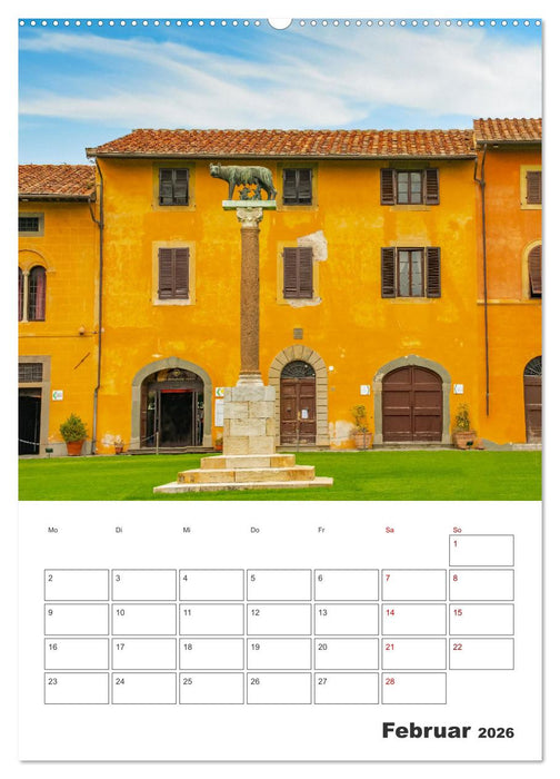 Pisa - Reiseplaner (CALVENDO Premium Wandkalender 2026)