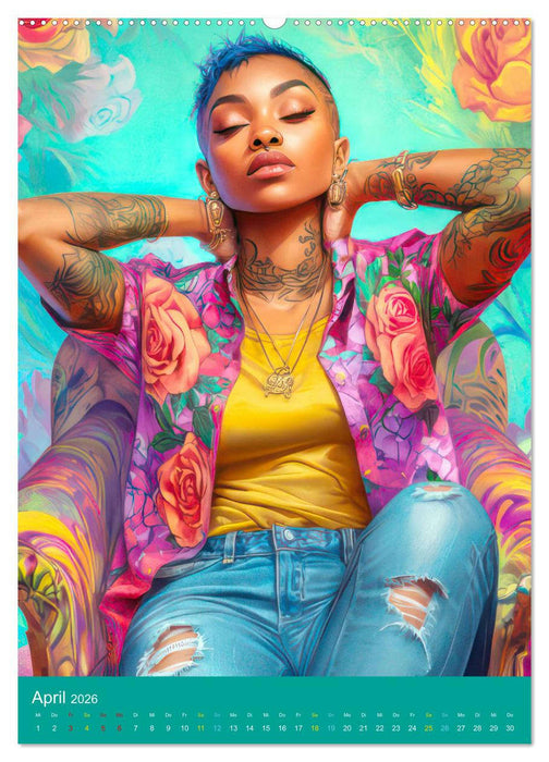 Erotische fantasievolle Schönheiten (CALVENDO Premium Wandkalender 2026)