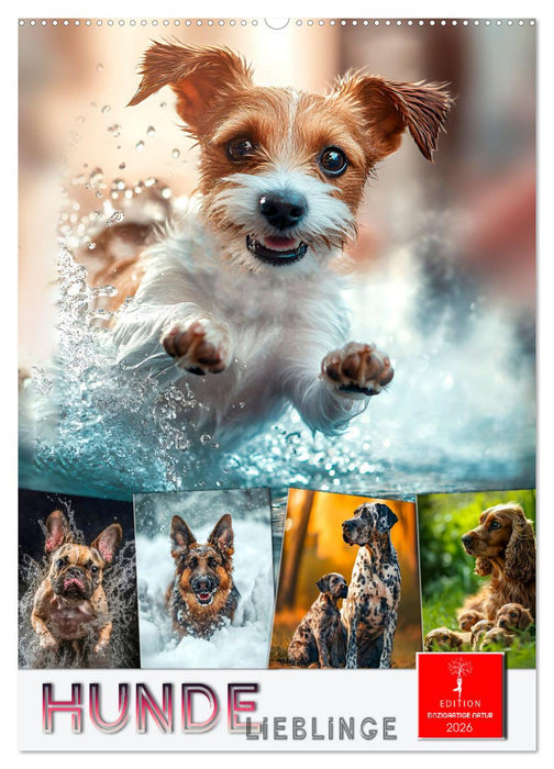 Hunde Lieblinge (CALVENDO Wandkalender 2026)
