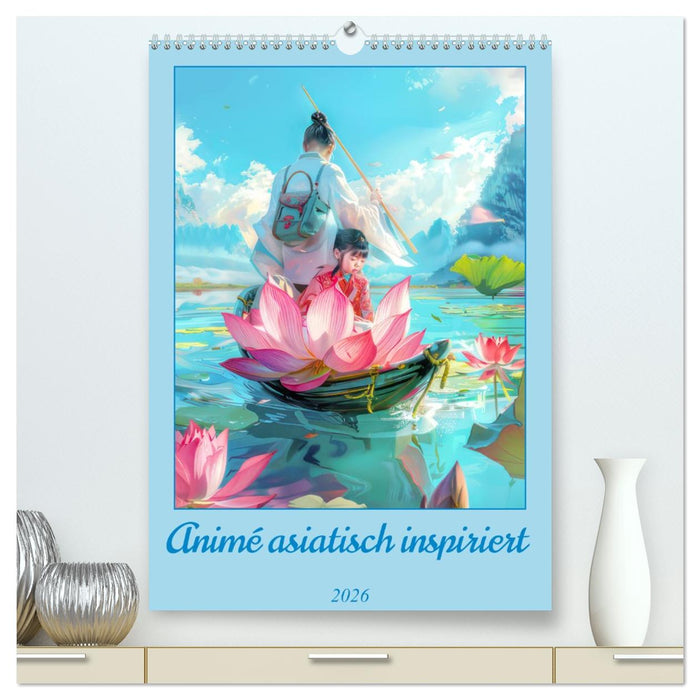 Animé asiatisch inspiriert (CALVENDO Premium Wandkalender 2026)