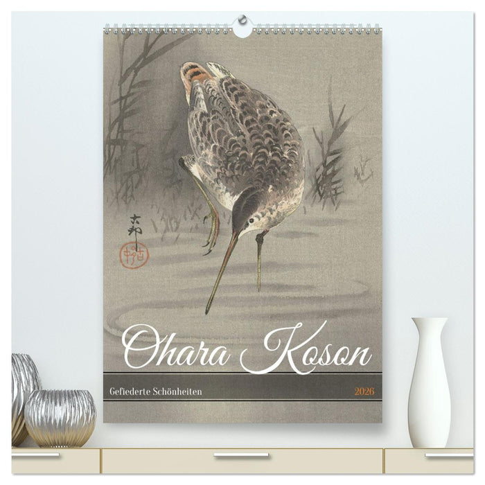 Ohara Koson - Gefiederte Schönheiten (CALVENDO Premium Wandkalender 2026)