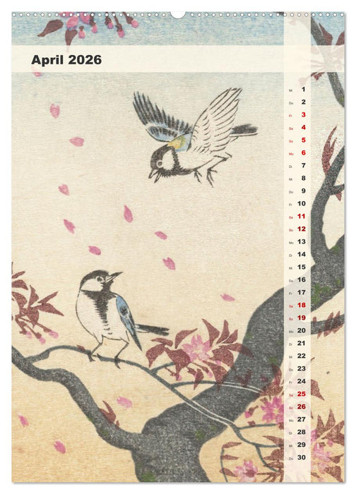 Ohara Koson - Gefiederte Schönheiten (CALVENDO Premium Wandkalender 2026)