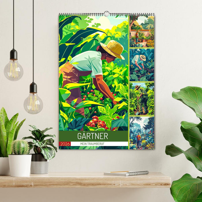 Gärtner - Mein Traumberuf (CALVENDO Wandkalender 2026)