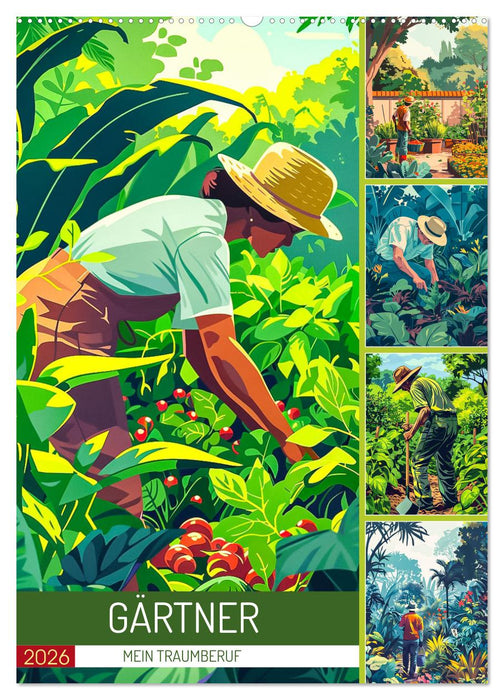 Gärtner - Mein Traumberuf (CALVENDO Wandkalender 2026)
