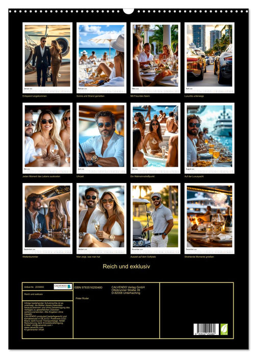 Reich und exklusiv (CALVENDO Wandkalender 2026)