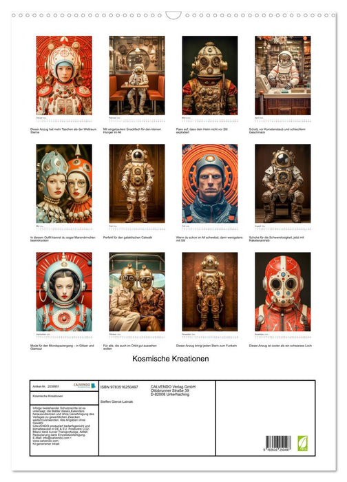 Kosmische Kreationen (CALVENDO Wandkalender 2026)