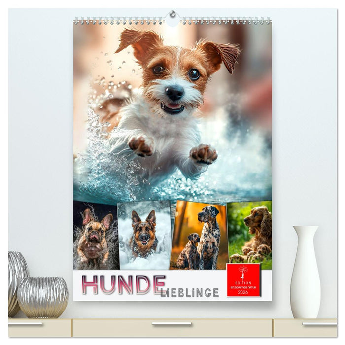 Hunde Lieblinge (CALVENDO Premium Wandkalender 2026)