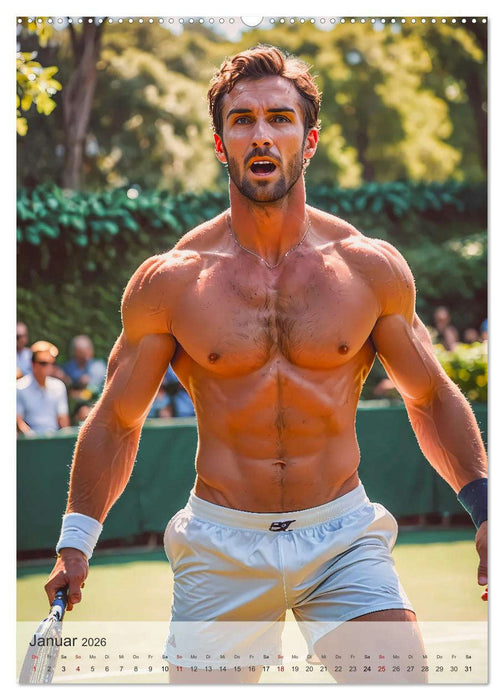 Knackige Kerle - Power & Passion (CALVENDO Premium Wandkalender 2026)