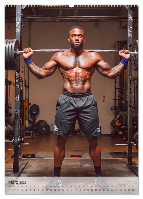 Knackige Kerle - Power & Passion (CALVENDO Premium Wandkalender 2026)