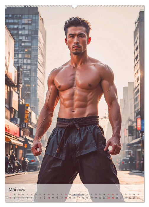 Knackige Kerle - Power & Passion (CALVENDO Premium Wandkalender 2026)