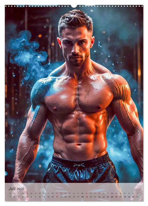 Knackige Kerle - Power & Passion (CALVENDO Premium Wandkalender 2026)