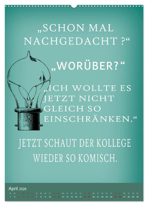 Büro und so ... (CALVENDO Wandkalender 2026)