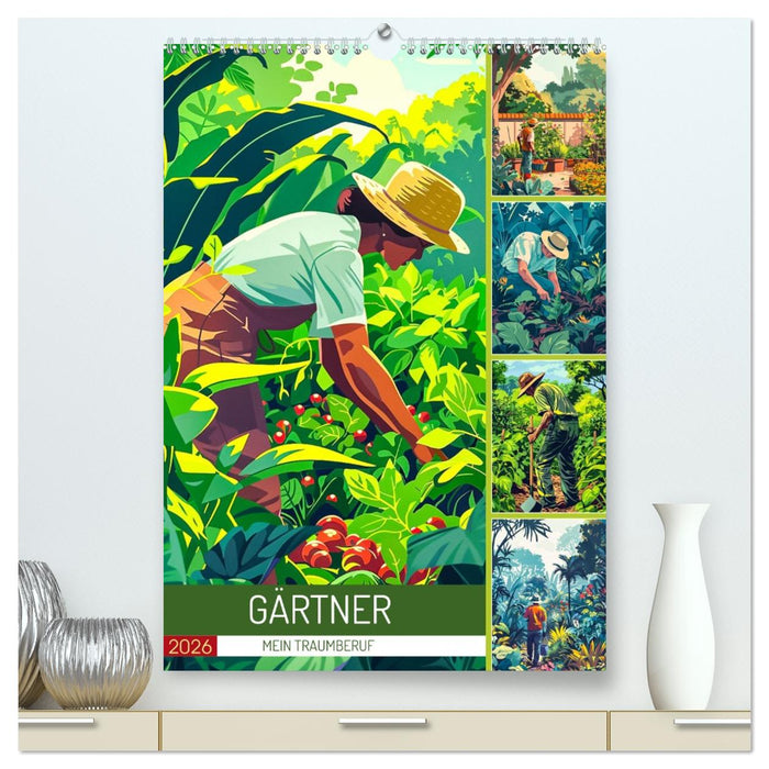 Gärtner - Mein Traumberuf (CALVENDO Premium Wandkalender 2026)