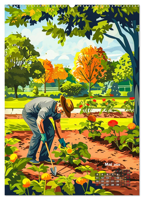 Gärtner - Mein Traumberuf (CALVENDO Premium Wandkalender 2026)