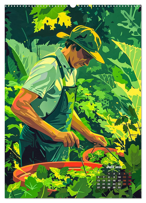 Gärtner - Mein Traumberuf (CALVENDO Premium Wandkalender 2026)