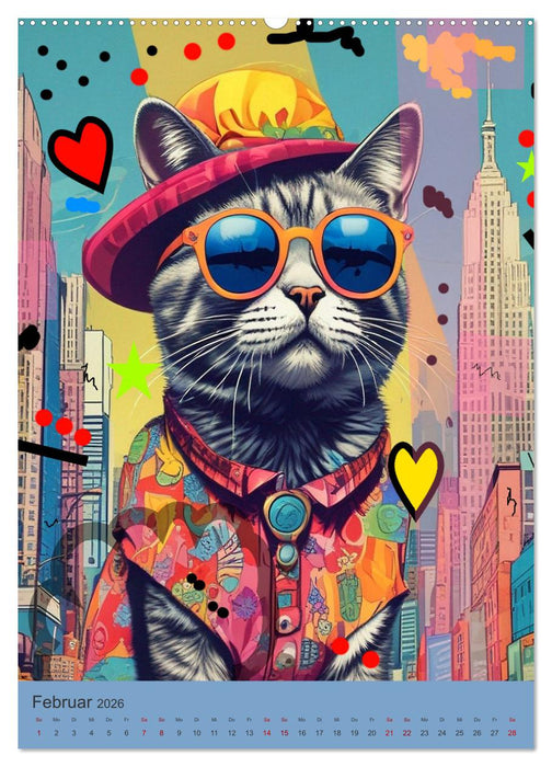 Meine Katze ist der Chef (CALVENDO Wandkalender 2026)