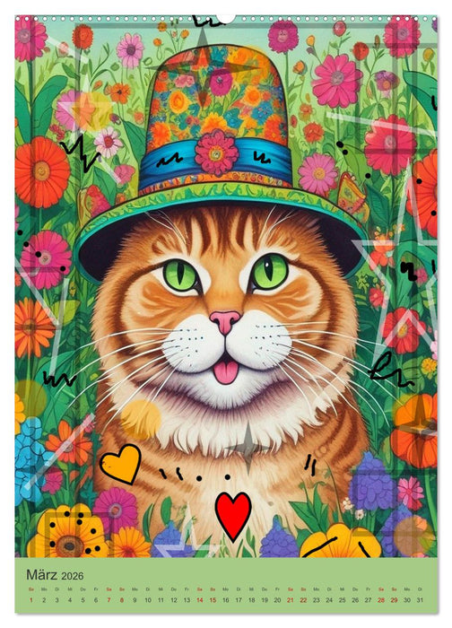 Meine Katze ist der Chef (CALVENDO Wandkalender 2026)