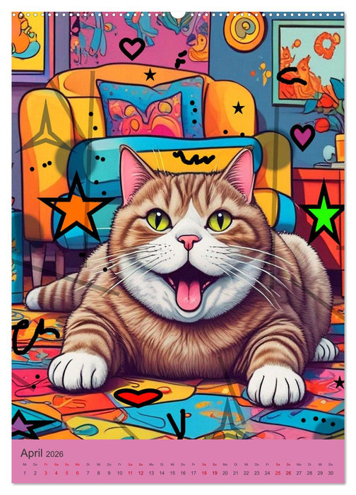 Meine Katze ist der Chef (CALVENDO Wandkalender 2026)