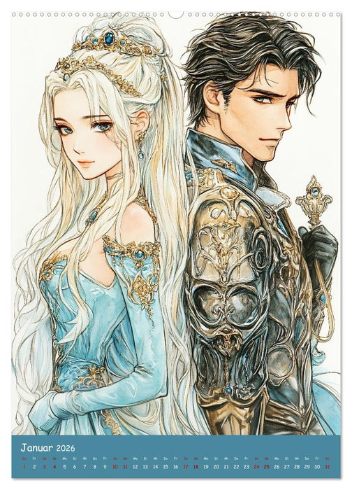 Royale Romanzen (CALVENDO Wandkalender 2026)