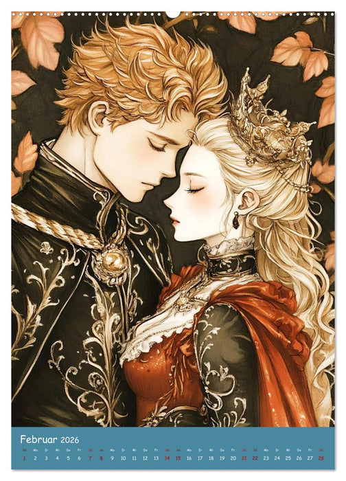 Royale Romanzen (CALVENDO Wandkalender 2026)