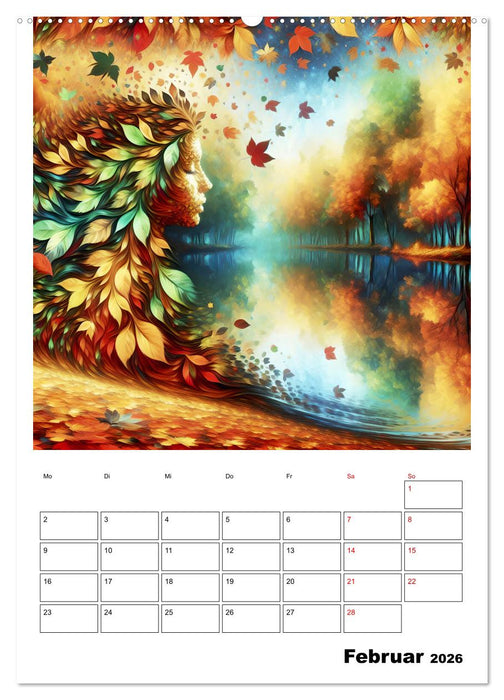 Blätter - Visionen (CALVENDO Wandkalender 2026)