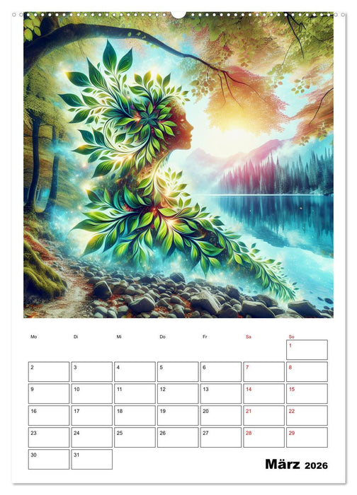 Blätter - Visionen (CALVENDO Wandkalender 2026)