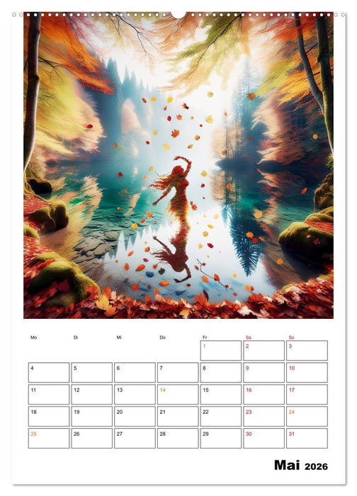 Blätter - Visionen (CALVENDO Wandkalender 2026)